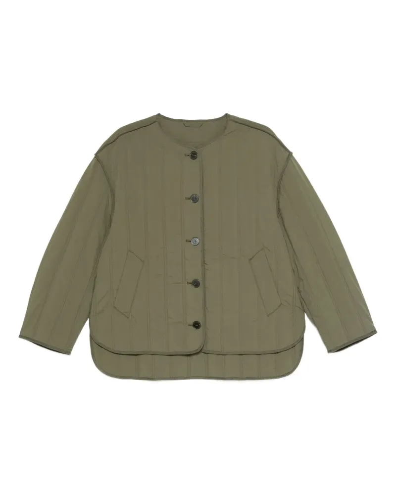 Closed Gesteppte Jacke mit rundem Ausschnitt - Grün Grün