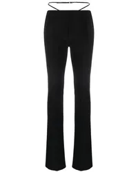 Dsquared2 Ausgestellte Hose mit Riemen-Detail Schwarz