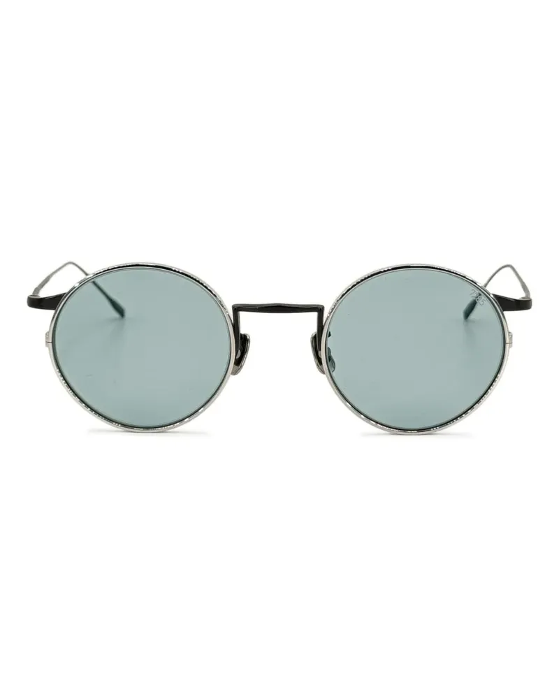 EYEVAN 7285 Sonnenbrille mit rundem Gestell - Silber Silber