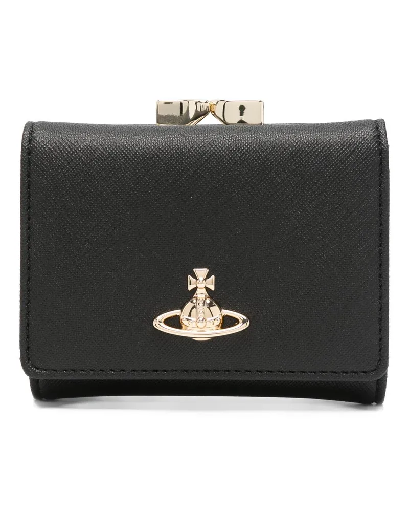 Vivienne Westwood Kleines Frame Portemonnaie - Schwarz Schwarz