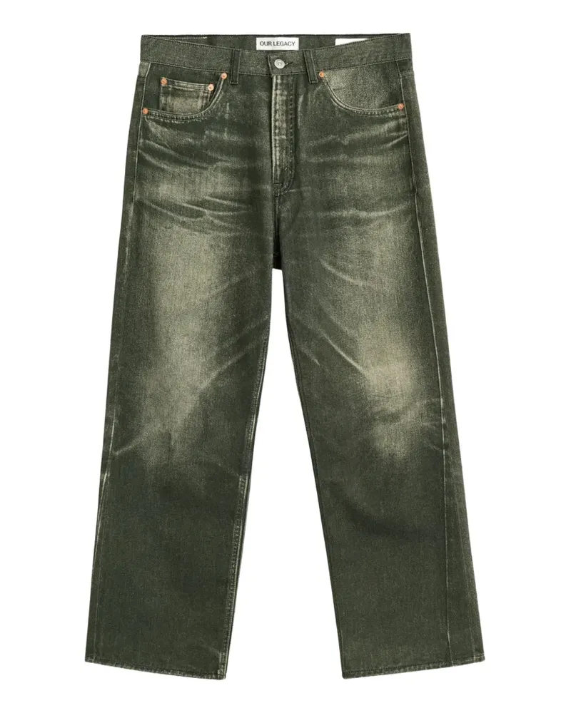 Our Legacy five-pocket distressed jeans - Schwarz Schwarz