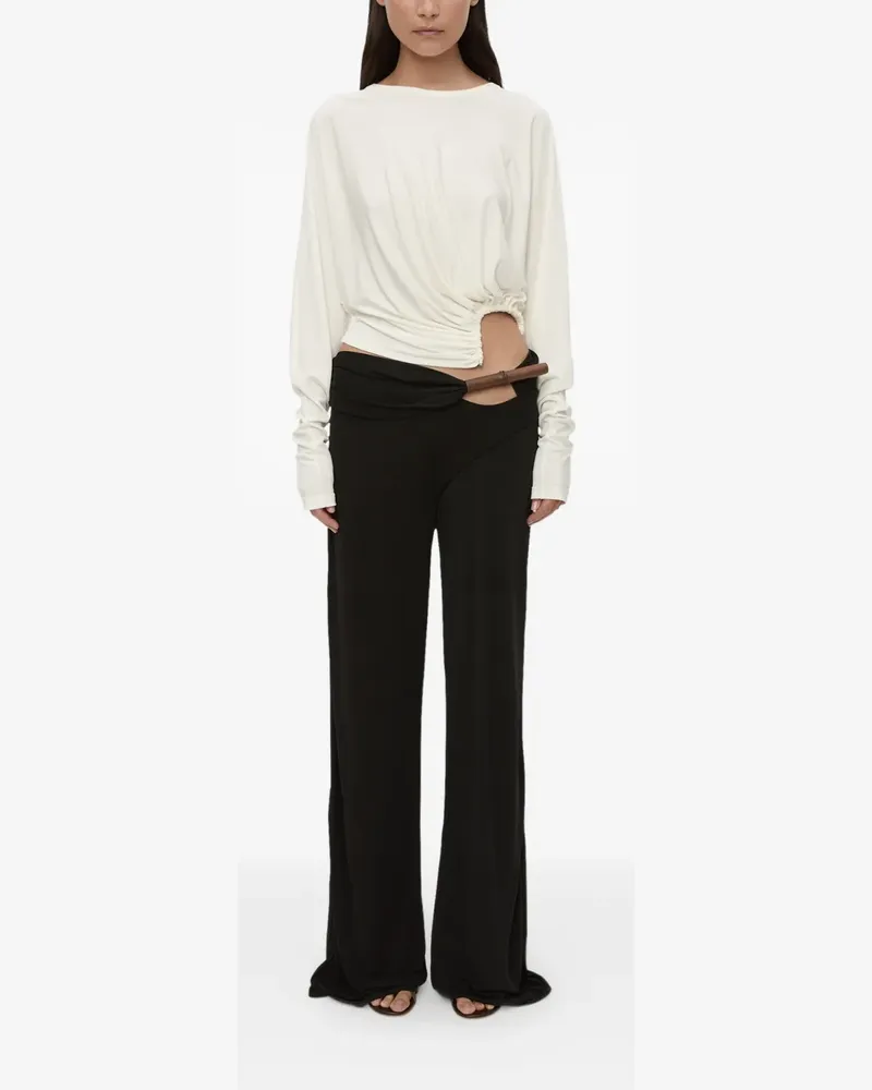 Christopher Esber Hose mit Cut-Out - Schwarz Schwarz