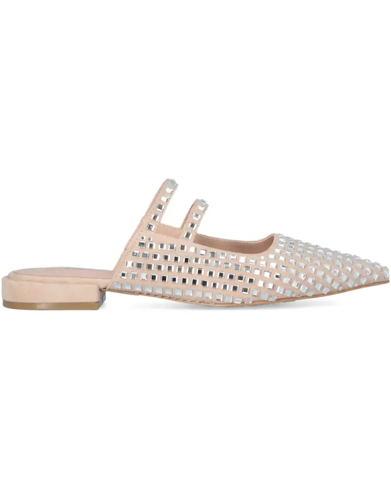 Liu Jo pointed-toe mules - Nude Nude
