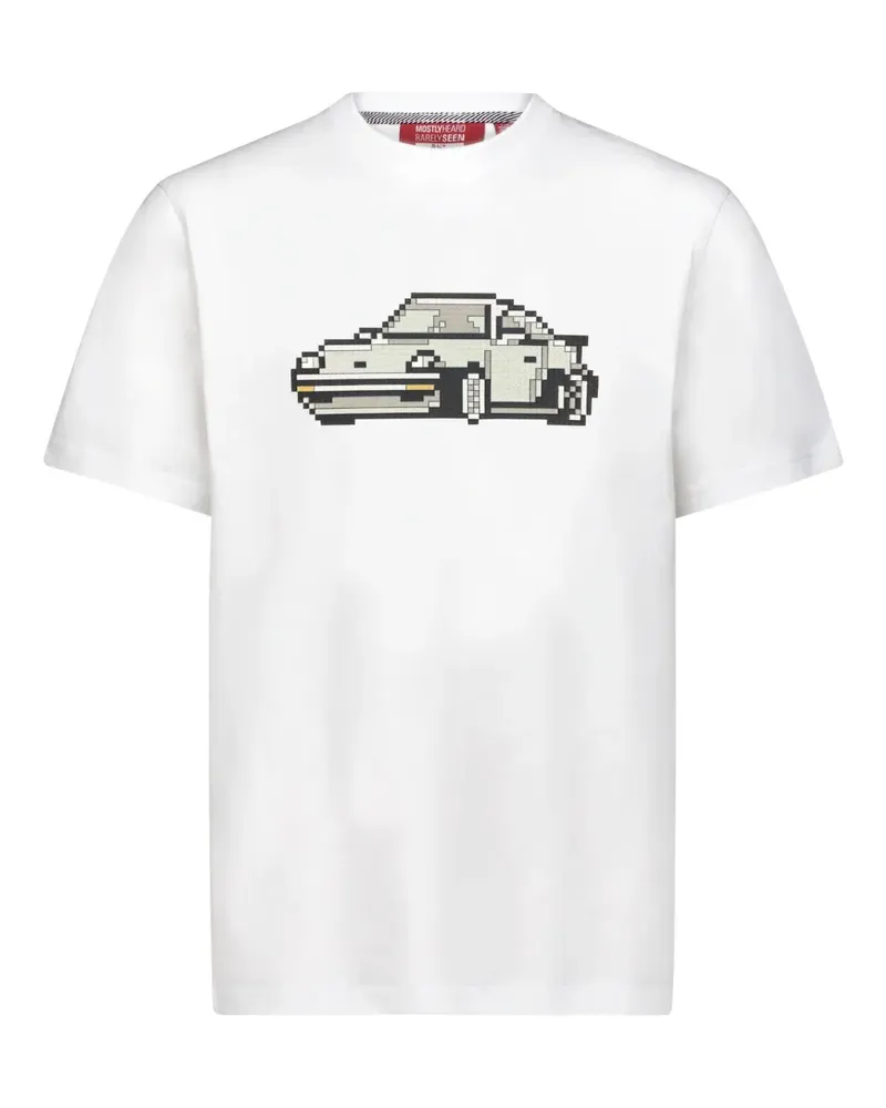 Mostly Heard Rarely Seen T-Shirt mit grafischem Print - Weiß Weiß