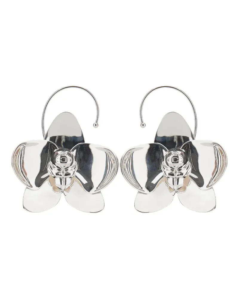 Casablanca Paris Orchid ear cuffs - Silber Silber