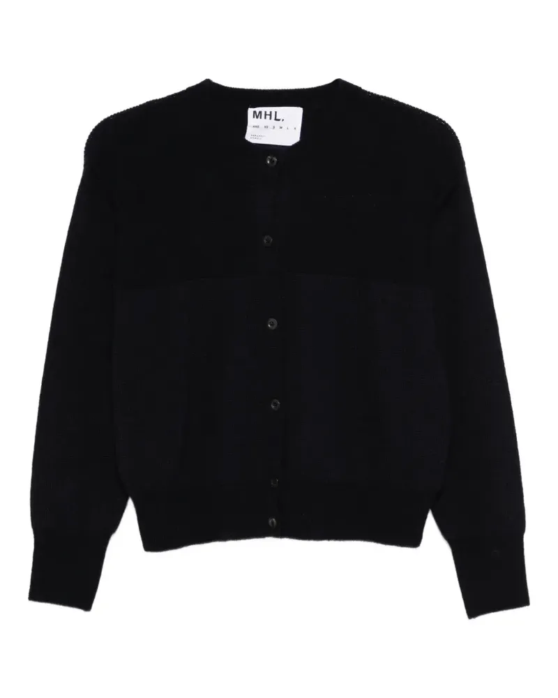 Margaret Howell buttoned cardigan - Blau Blau