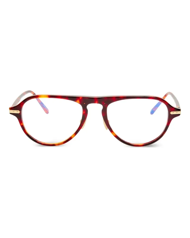 Linda Farrow pilot-frame sunglasses - Braun Braun
