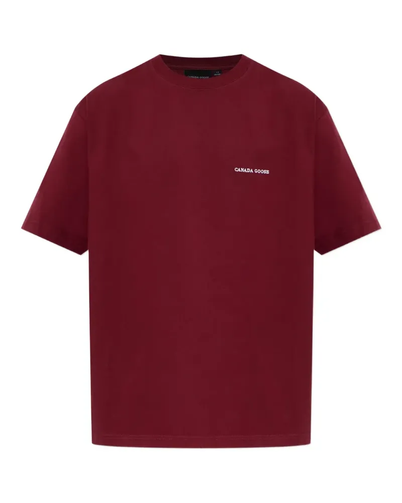 Canada Goose Novo cotton T-shirt - Rot Rot