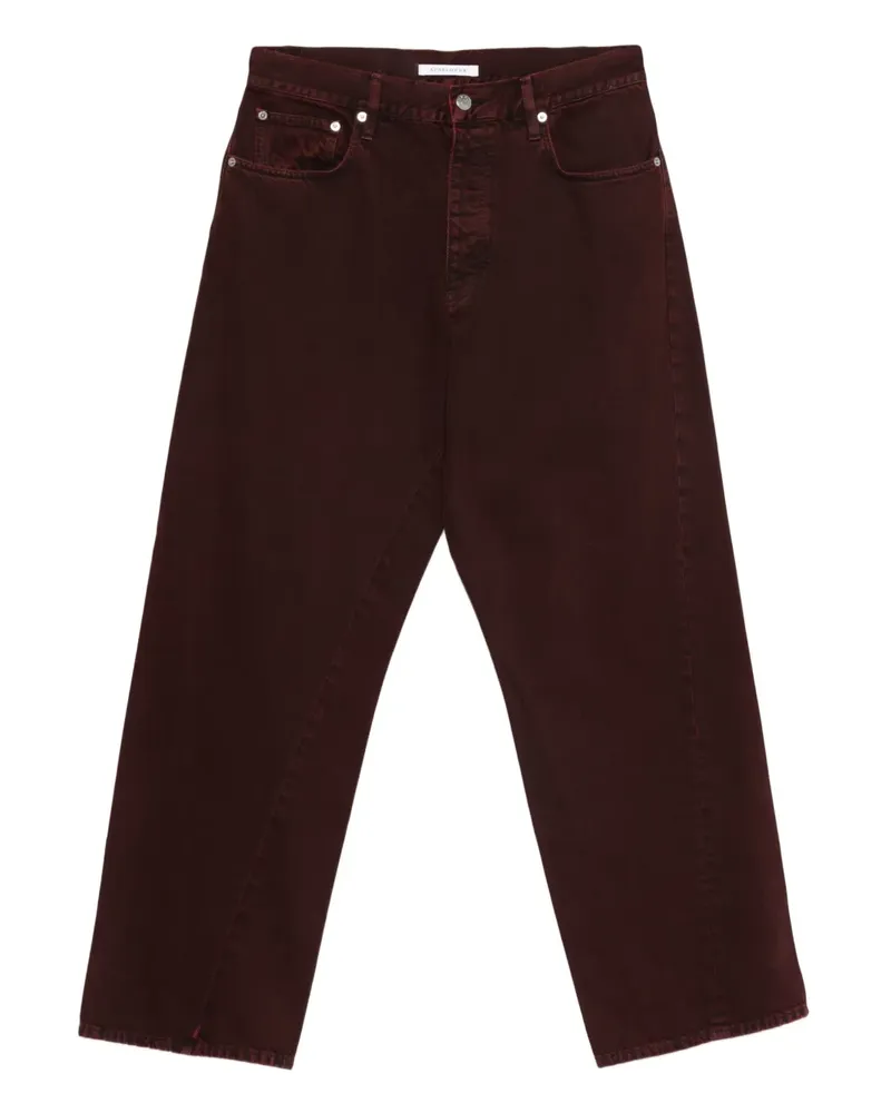 Sunflower Jeans mit Kontrasteinsätzen - Rot Rot