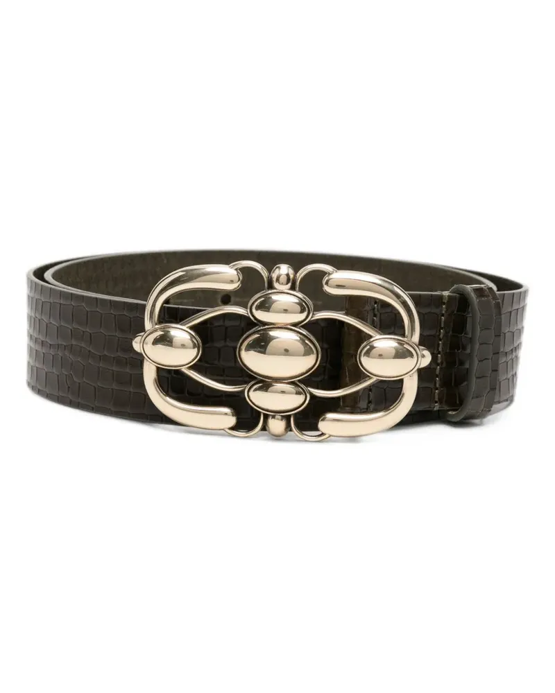 Isabel Marant Mirko leather belt - Braun Braun