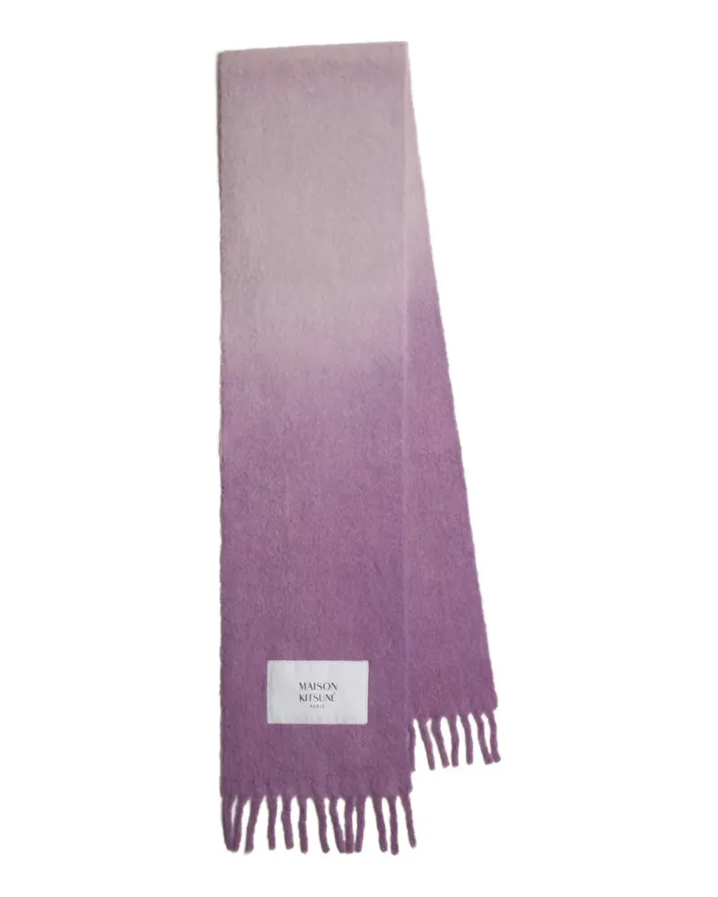 Kitsuné Schal mit Farbverlauf - Violett Violett