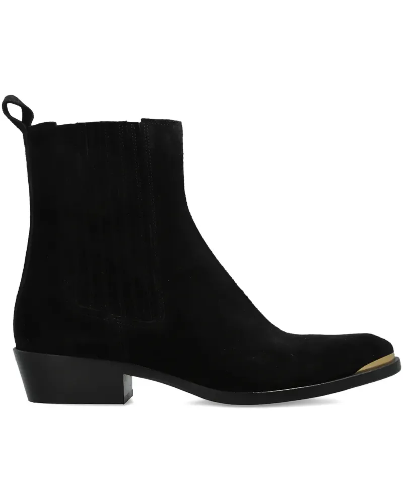 Isabel Marant Delano suede ankle boot - Schwarz Schwarz