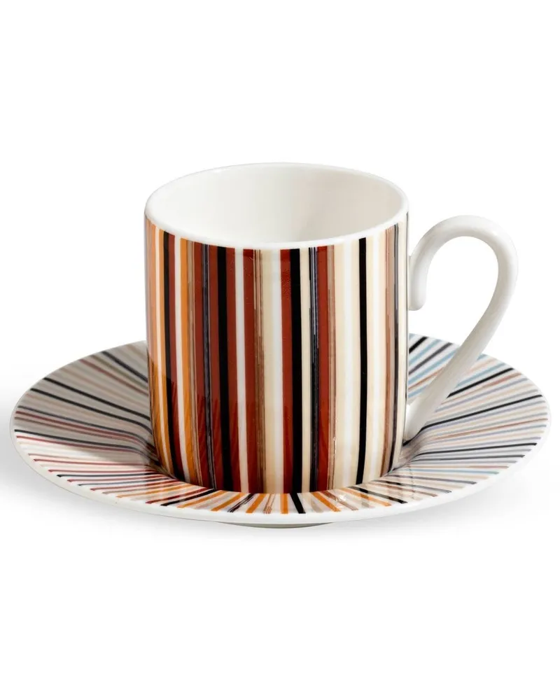 Missoni Home Gestreiftes Jenkins Kaffeeservice - Grau Grau
