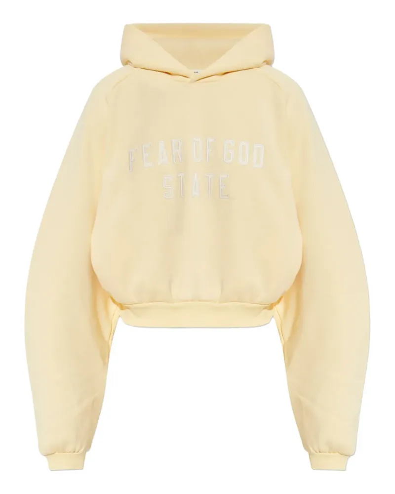 Fear of God Hoodie mit Logo-Stickerei - Gelb Gelb