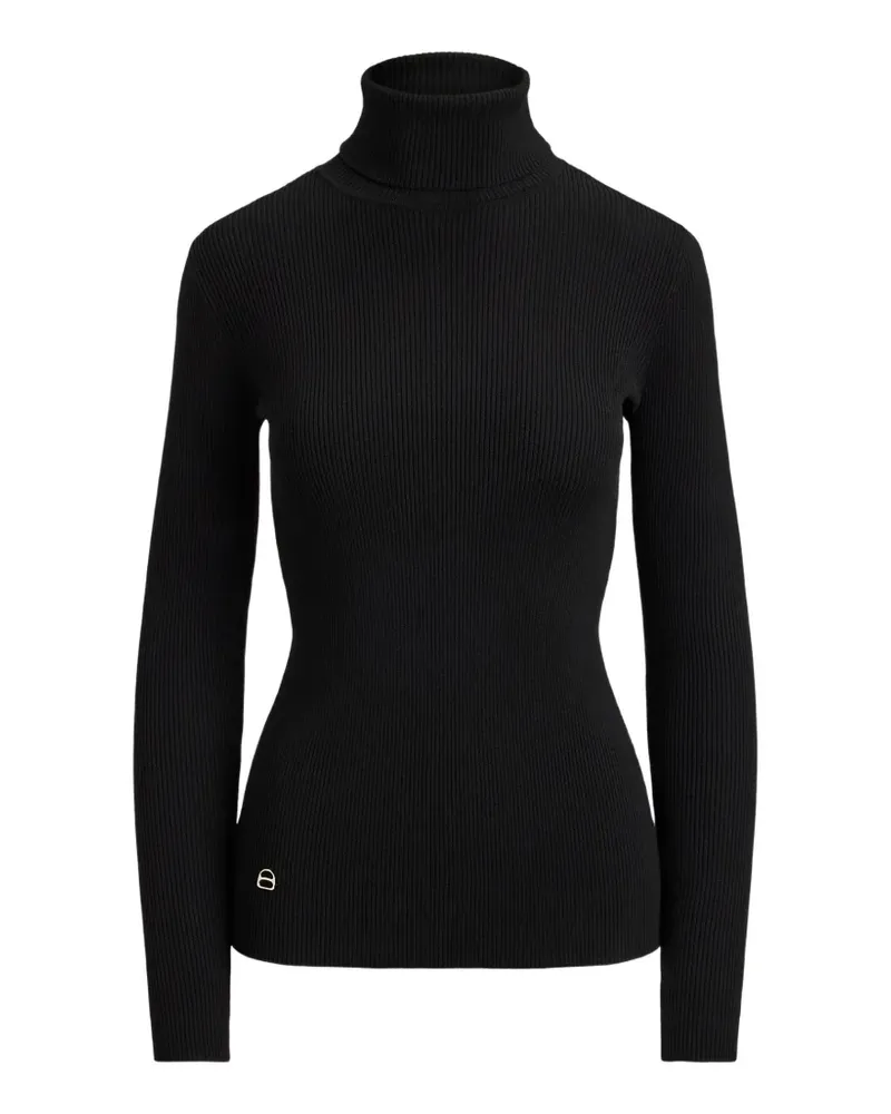 Ralph Lauren rib-knit turtleneck sweater - Schwarz Schwarz
