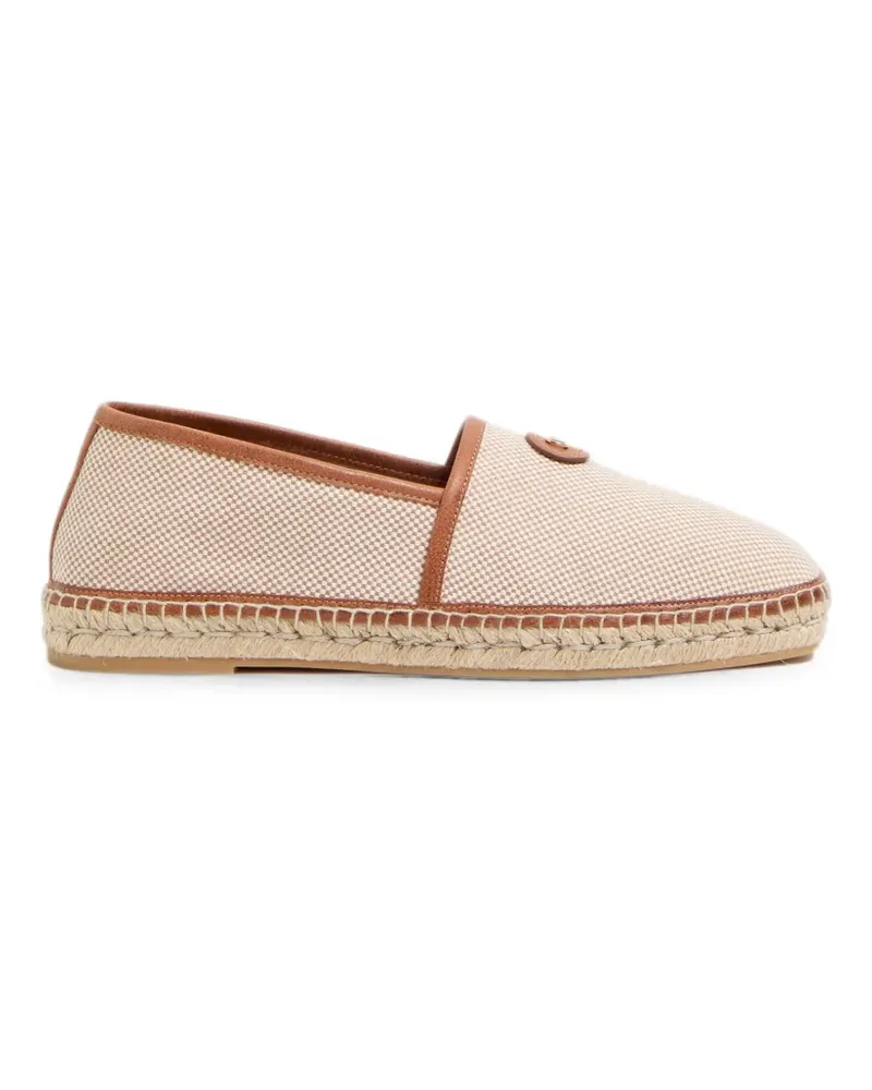 Valentino Garavani Espadrilles aus Canvas mit VLogo - Nude Nude