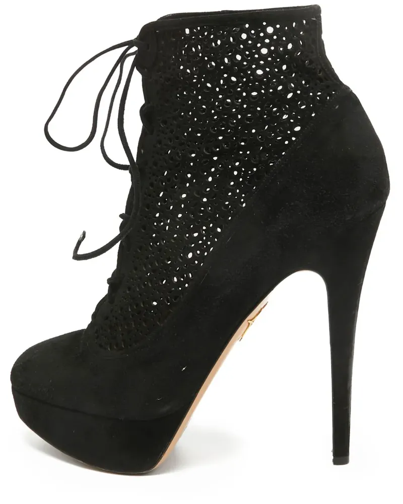 Charlotte Olympia Pre-owned Stiletto-Stiefeletten 150mm - Schwarz Schwarz