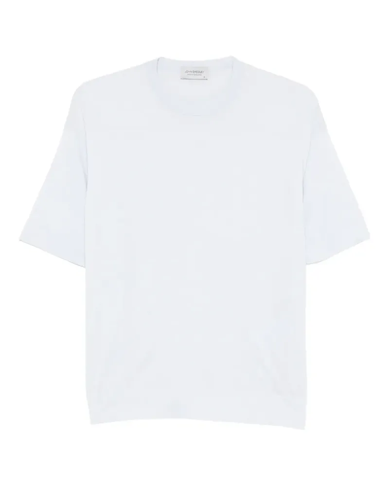 John Smedley Danby fine-knit T-shirt - Blau Blau