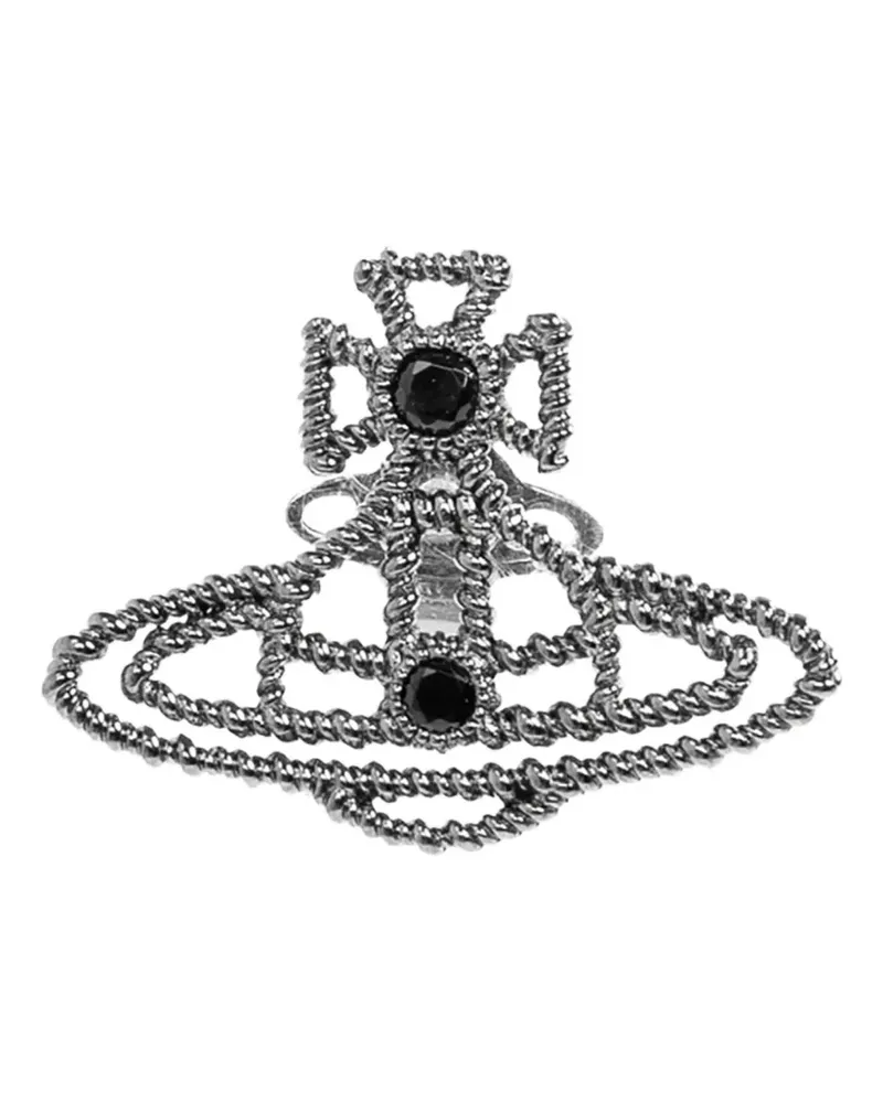Vivienne Westwood Orb single earring - Silber Silber