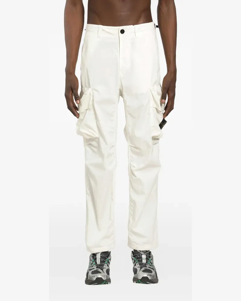 Stone Island button cargo pants - Nude Nude