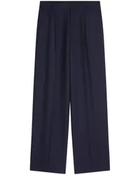 Dries van Noten Hose mit Falten Blau