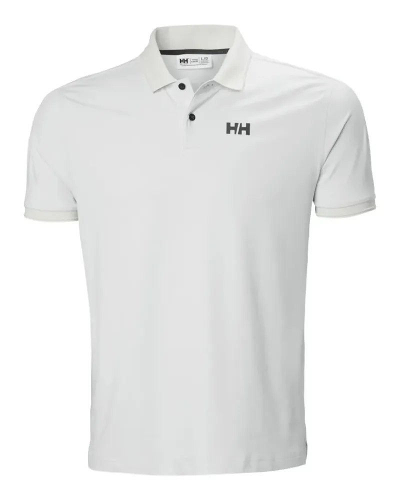 Helly Hansen Salina Poloshirt mit Logo-Print - Grau Grau
