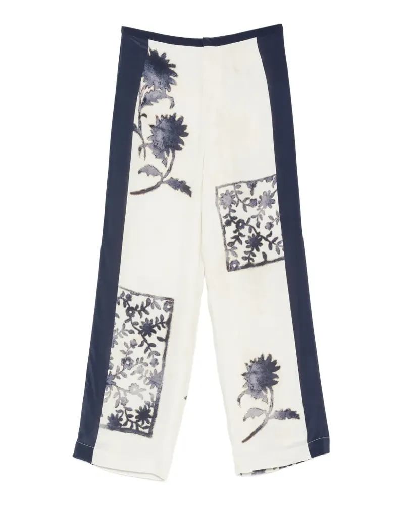 SIR Philippa floral-print trousers - Nude Nude