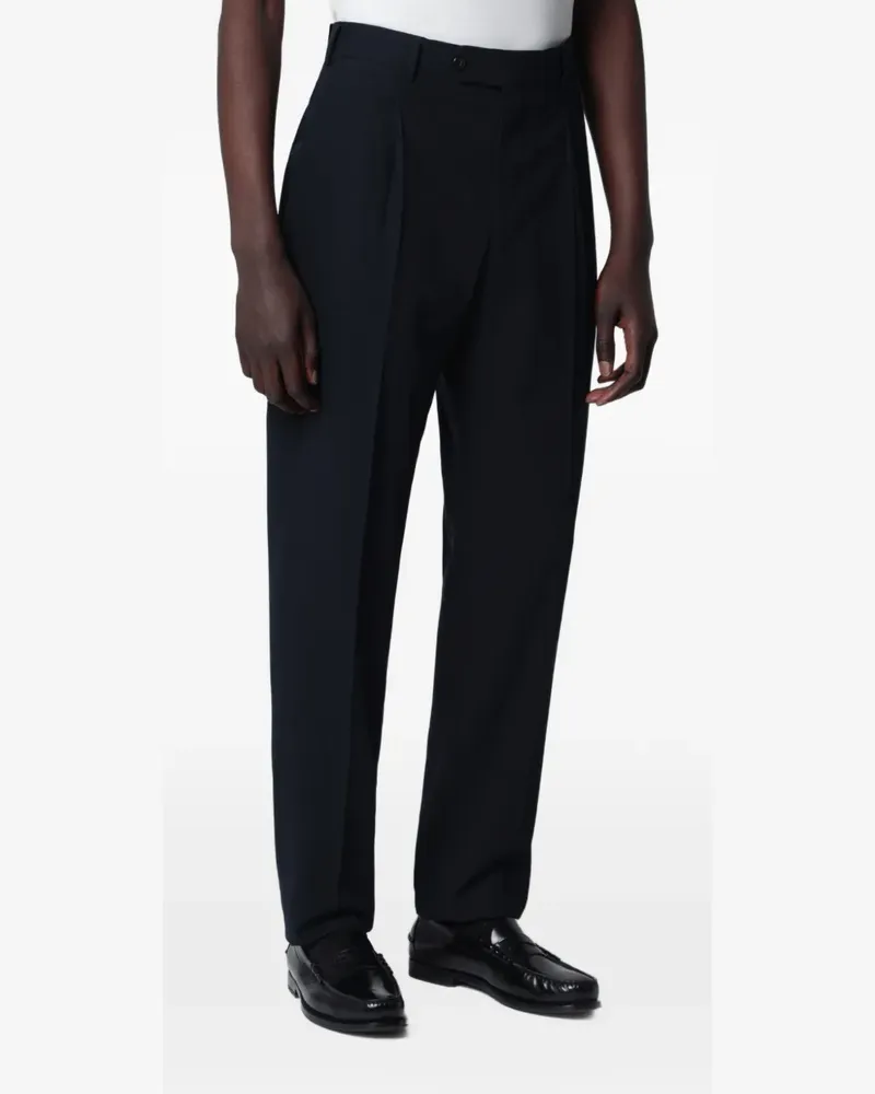 PT TORINO pleated-detail trousers - Blau Blau