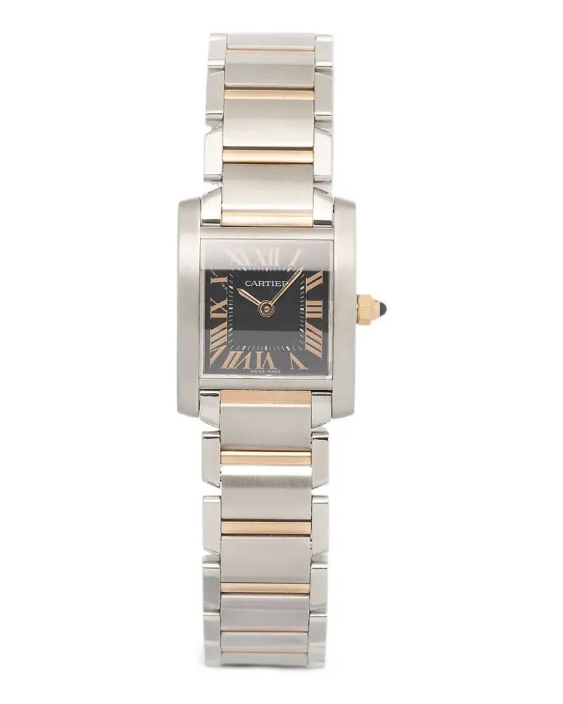 Cartier Tank Française 20mm watch - Schwarz Schwarz