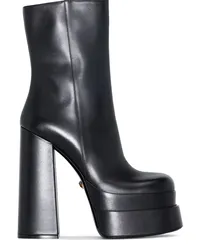 Versace Stiefel mit Plateau 155mm Schwarz