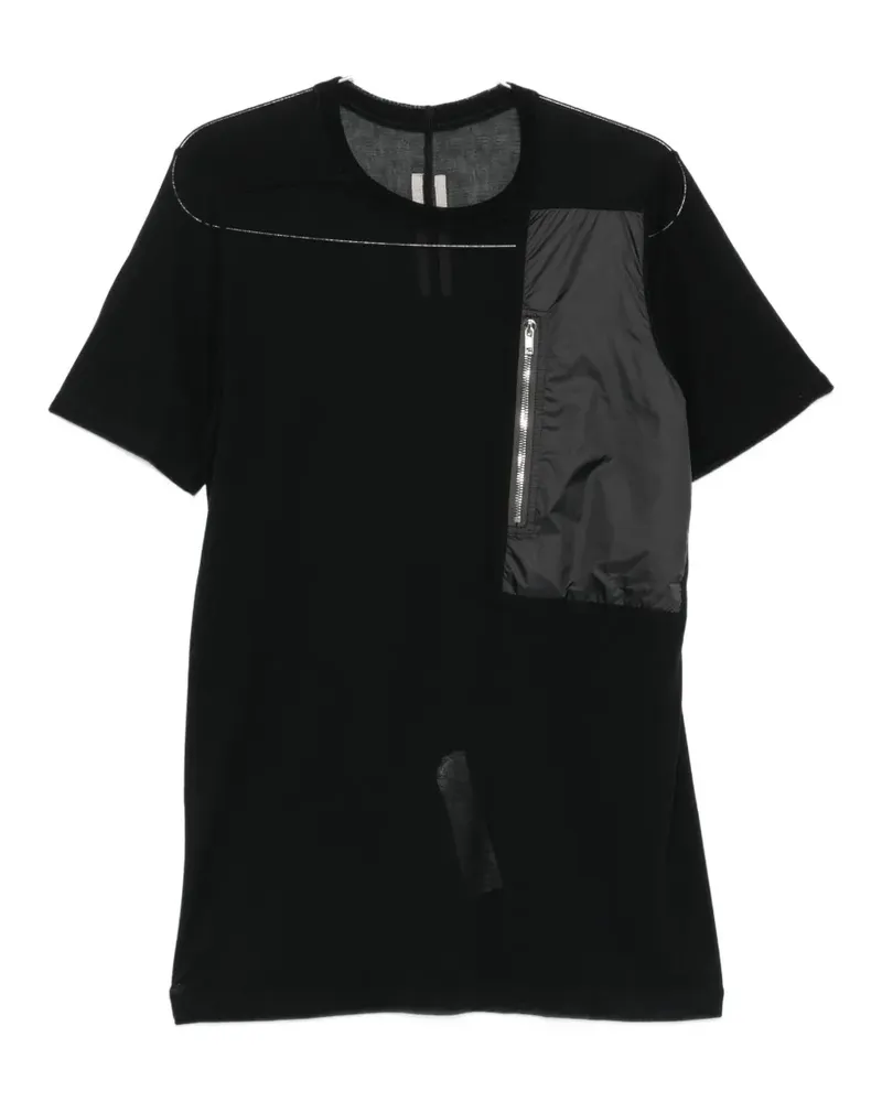 Rick Owens zip-pocket T-shirt - Schwarz Schwarz