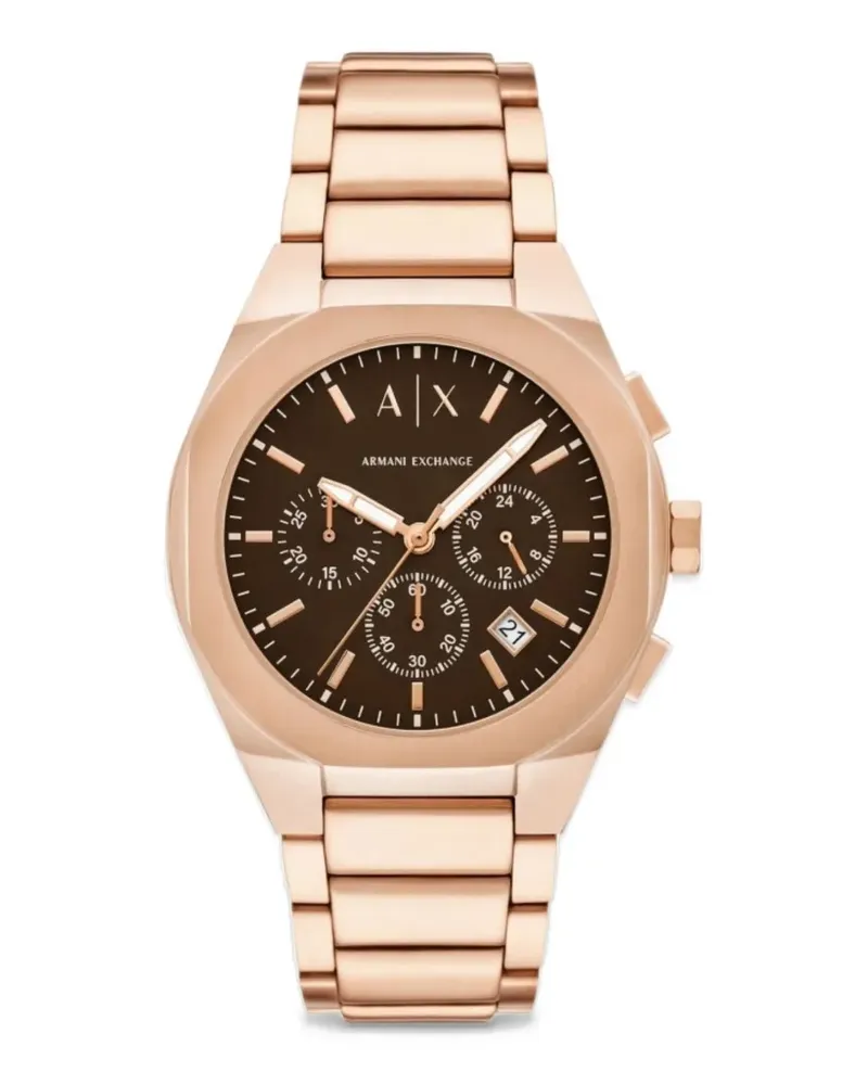 Armani Exchange Sync Chronograph Armbanduhr 42mm - Braun Braun