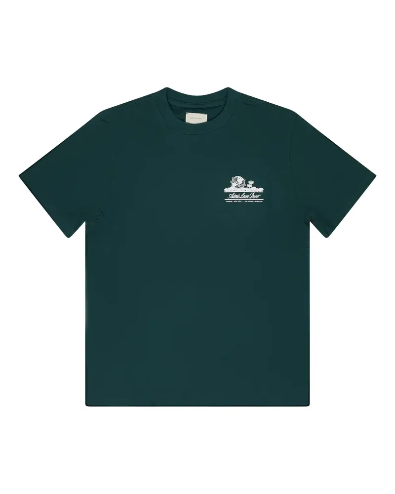 Aimé Leon Dore Unisphere T-Shirt mit grafischem Print - Grün Grün