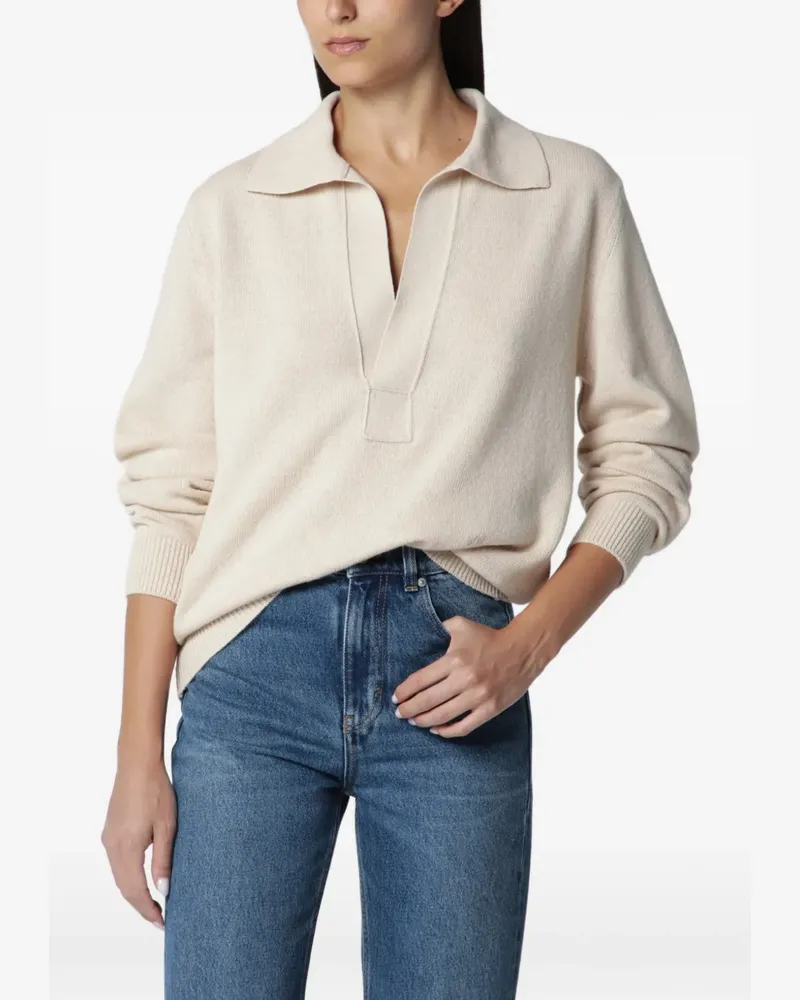 Victoria Beckham V-neck sweater - Nude Nude