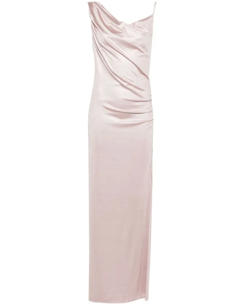 THE MANNEI Drapiertes Re24 Maxikleid - Nude Nude
