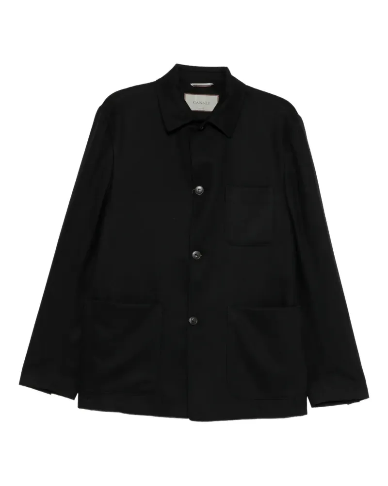 Canali single-breasted jacket - Schwarz Schwarz