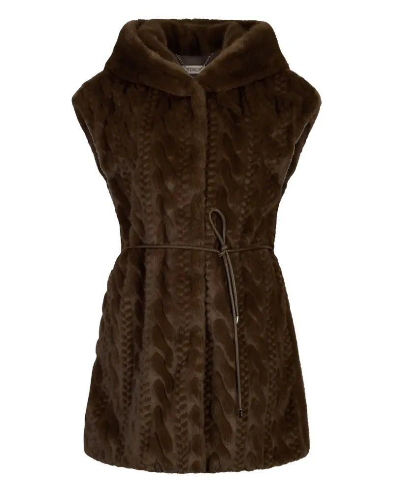Liu Jo Vest with hood - Braun Braun