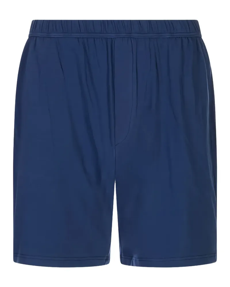 Kiton logo-embroidered shorts - Blau Blau
