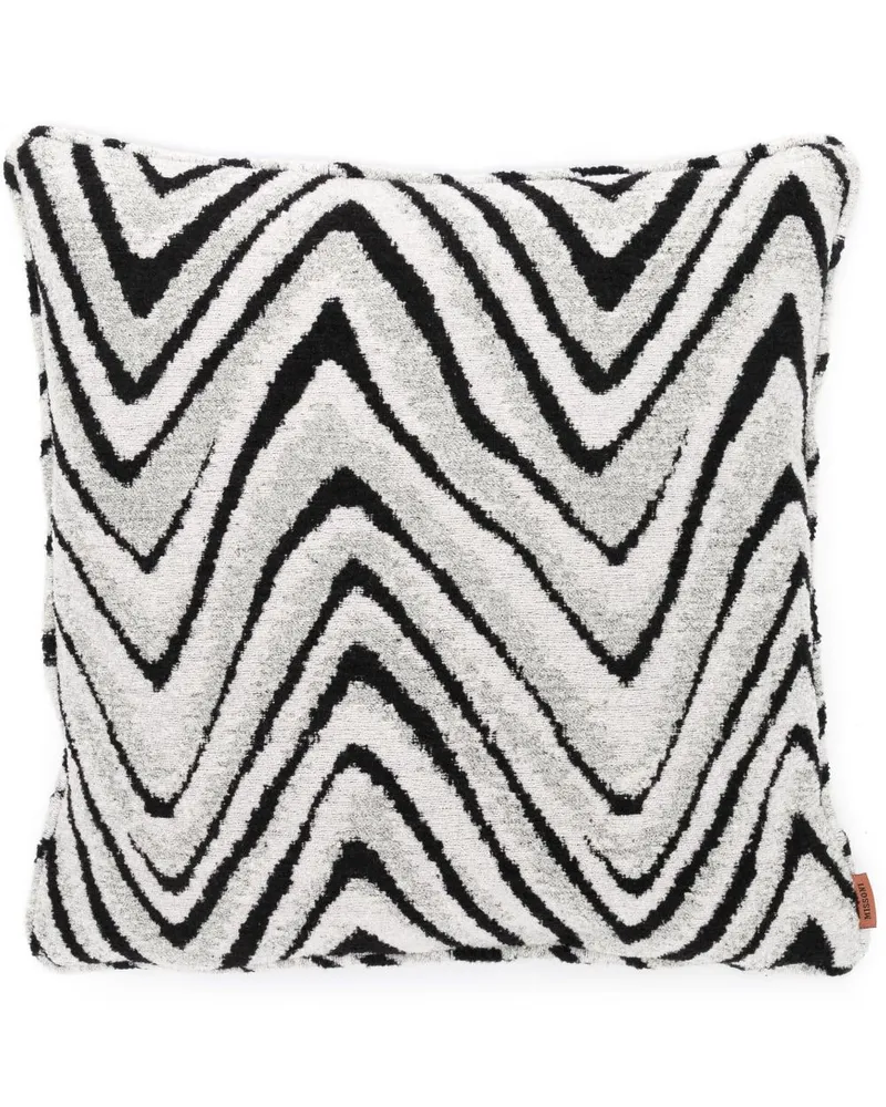 Missoni Home Kissen mit Zickzackmuster - Grau Grau
