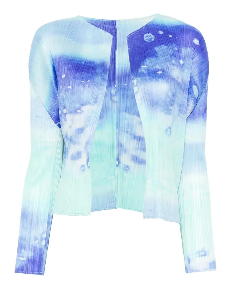 Issey Miyake tie-dye jacket - Blau Blau