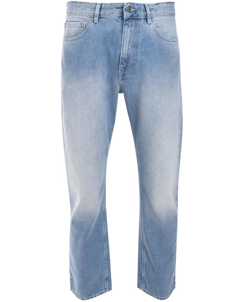 Roberto Cavalli Jeans mit Logo-Patch - Blau Blau