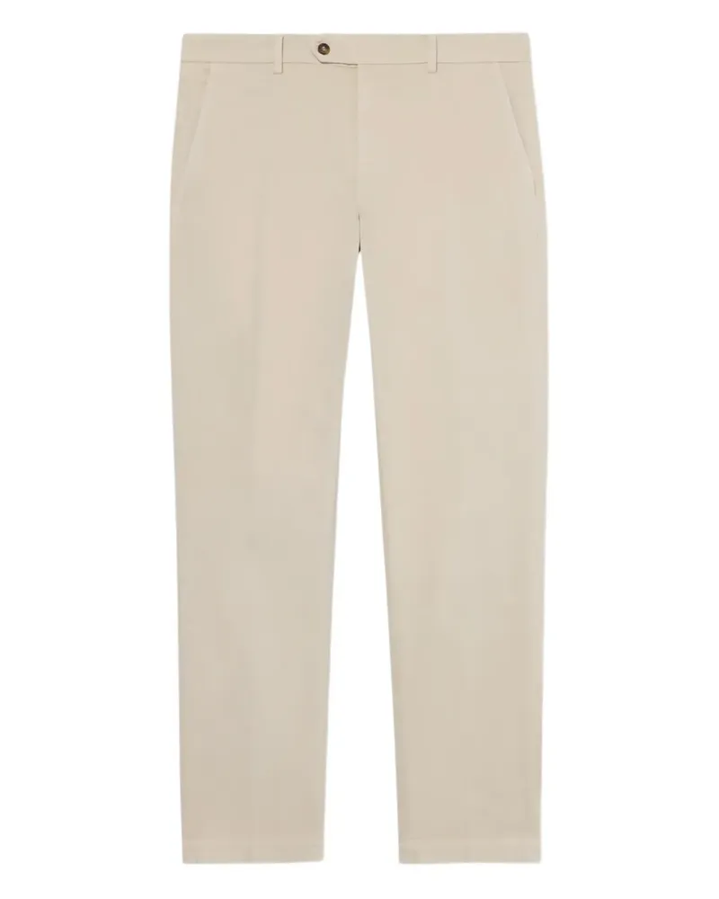 Brooks Brothers cotton-blend trousers - Nude Nude