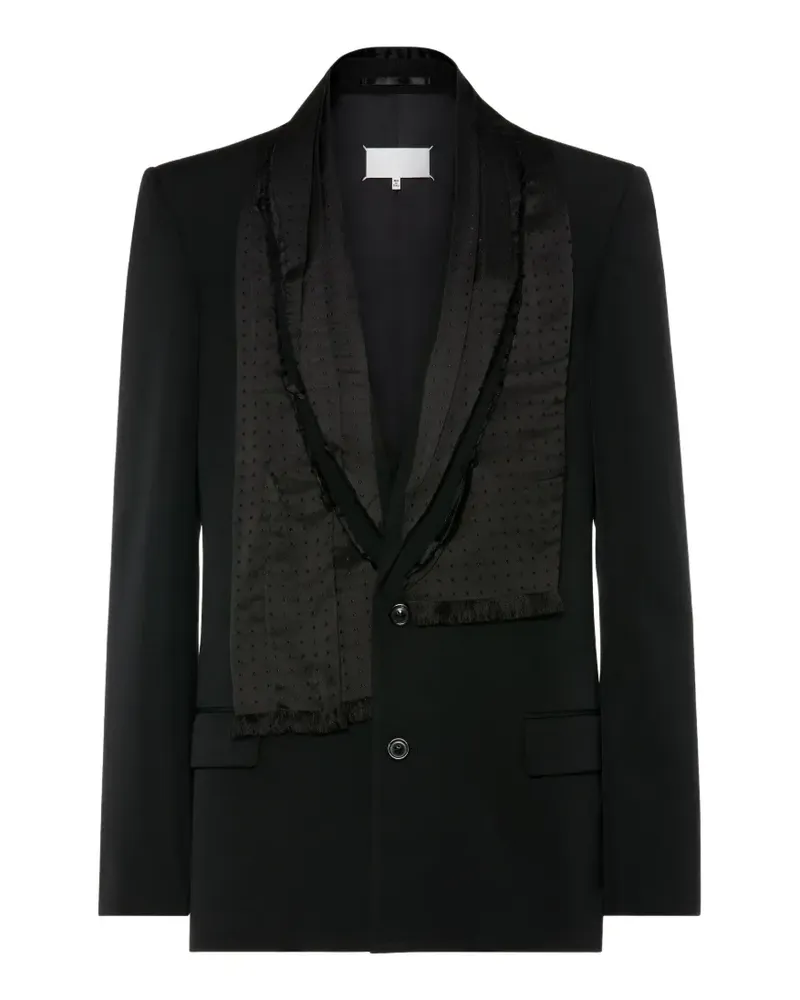 Maison Margiela Sakko mit Schal - Schwarz Schwarz