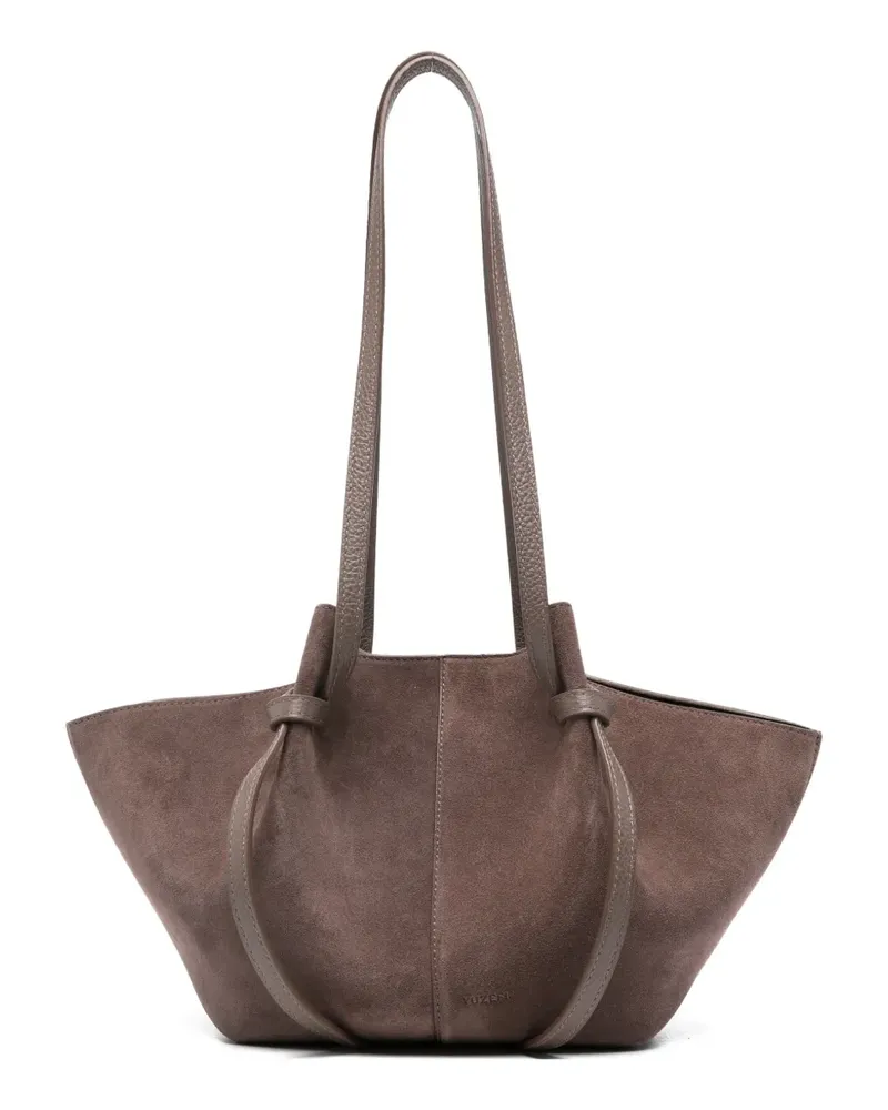 YUZEFI Mochi knot-handle shoulder bag - Braun Braun