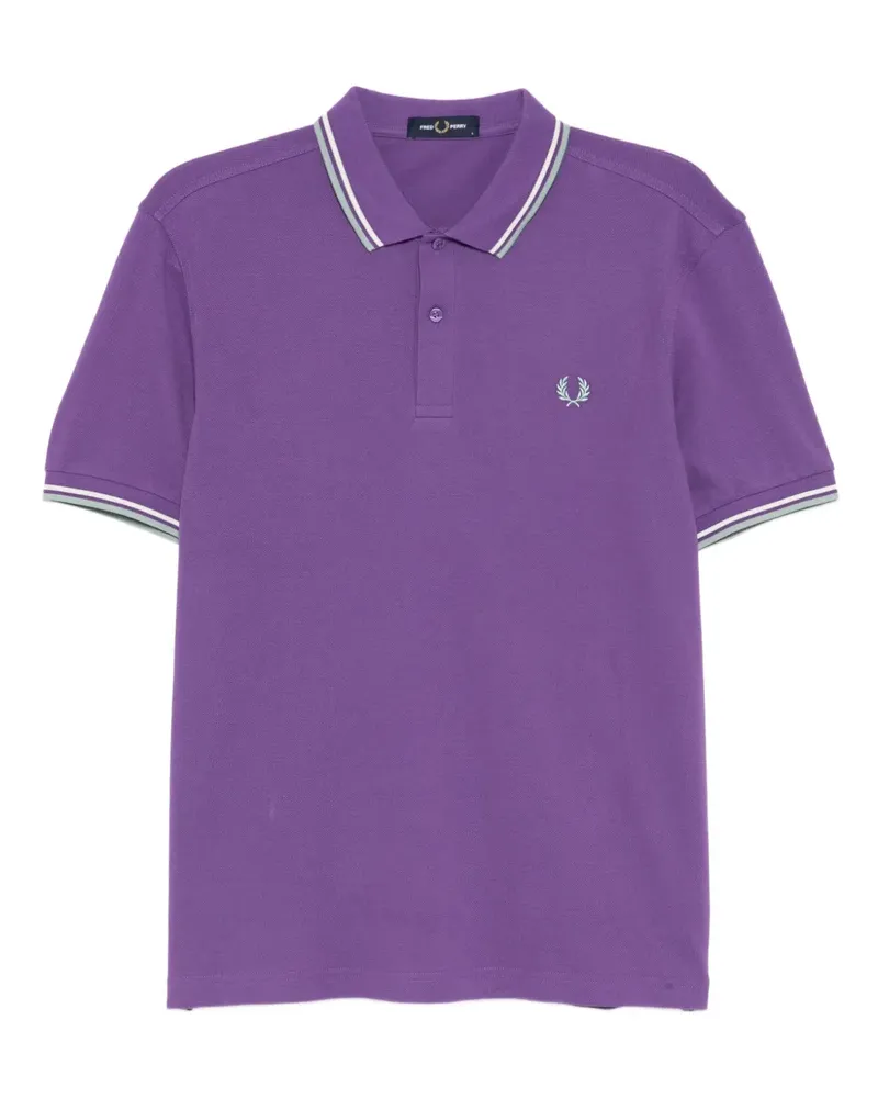 Fred Perry Twin Poloshirt - Violett Violett
