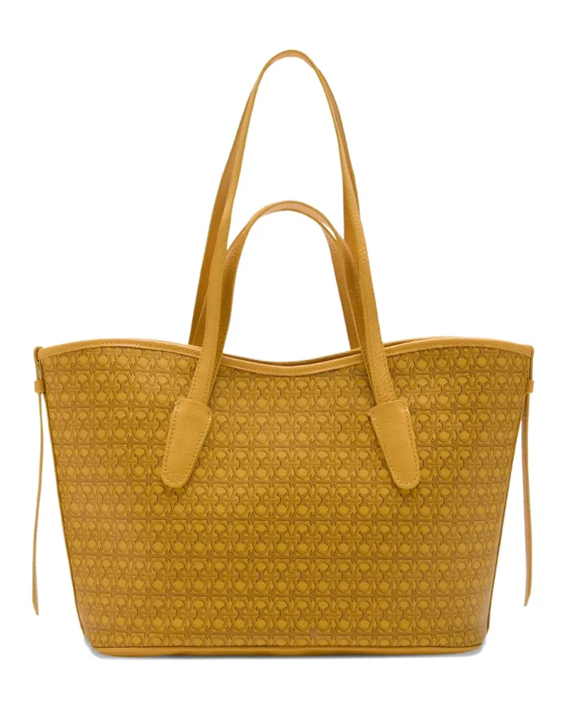 Coccinelle monogram straps tote bag - Gelb Gelb