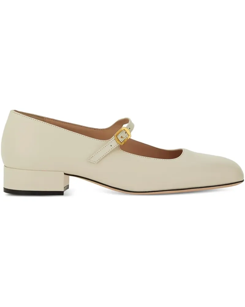 Bally Pumps mit Schnallenriemen 30mm - Nude Nude