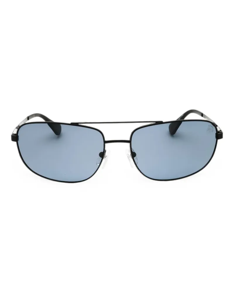 Timberland rectangle-frame metal sunglasses - Schwarz Schwarz