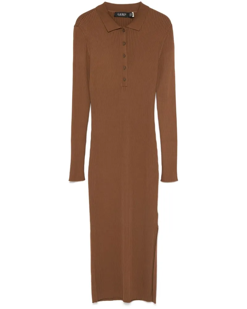 Ralph Lauren Klassisches Midikleid - Braun Braun