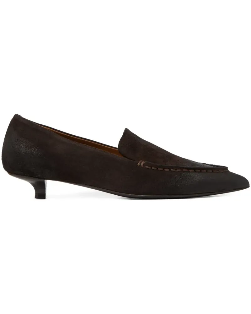 Marsèll Spitze Pumps aus Wildleder - Braun Braun